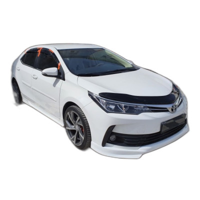 Toyota Corolla (2012-2018) Custom Yan Marşpiyel Seti (Plastik)